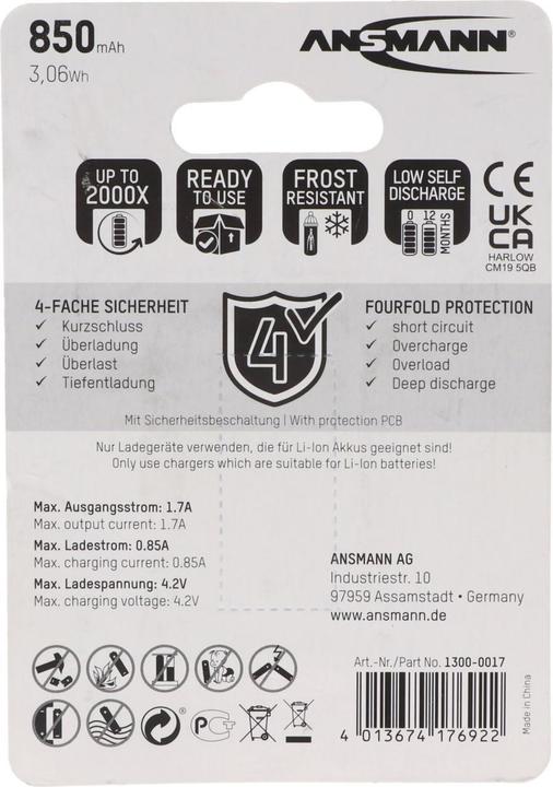 Produktbild Fenix Akku 8x Netgear ARLO + 2x Akku Aufbewahrungsbox Gratis! (Kamera Akku)
