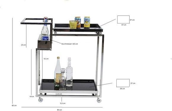 Actual product image Kare Design Barfly silver