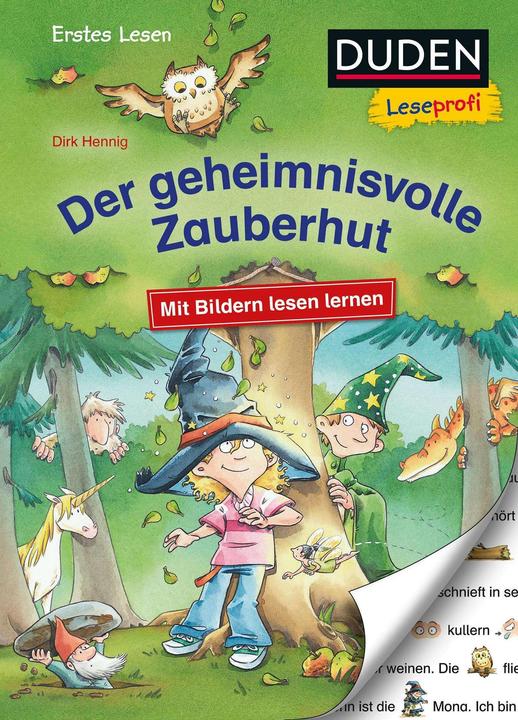Immagine prodotto Duden Leseprofi – Mit Bildern lesen lernen: Der geheimnisvolle Zauberhut, Erstes Lesen (Tedesco, Dirk Hennig, 2020)