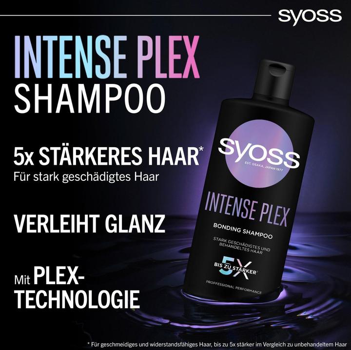 Actual product image Syoss Shampoo Intense Plex 440 ml (440 ml, Liquid shampoo)
