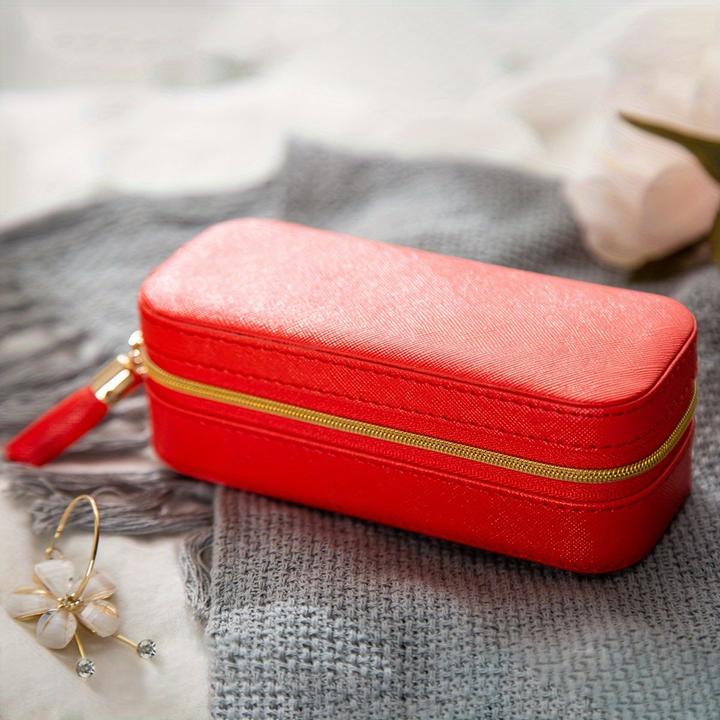 Produktbild Only-Bags.Store Travel Jewelry Box, Portable Jewelry Case, PU Jewelry Box, Small Jewelry Container, Jewelry Boxes