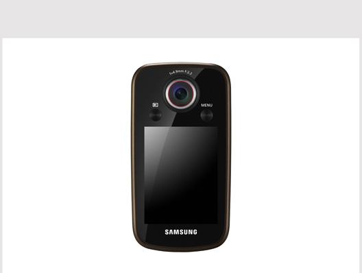 Actual product image Samsung HMX-E10, FullHD, Flash, Touchscreen, Pocket, Black (1 x)
