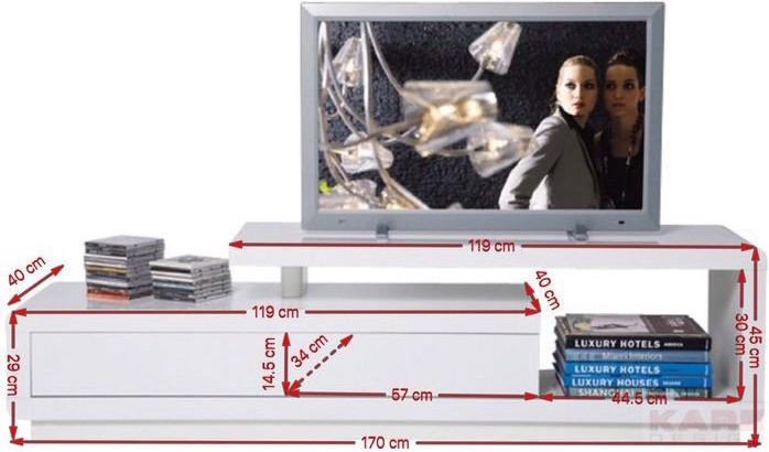 Immagine prodotto Kare Design Loft Bianco Club TV Loft (170 x 40 x 45 cm)