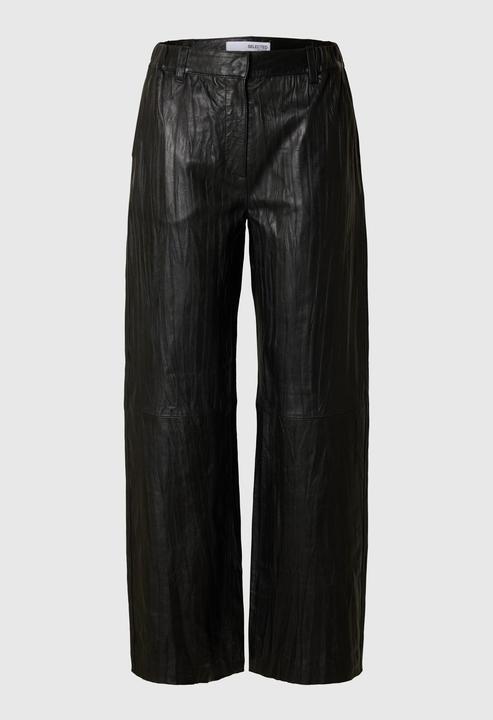 Immagine prodotto Selected Femme Pantaloni in pelle a vita media (36)