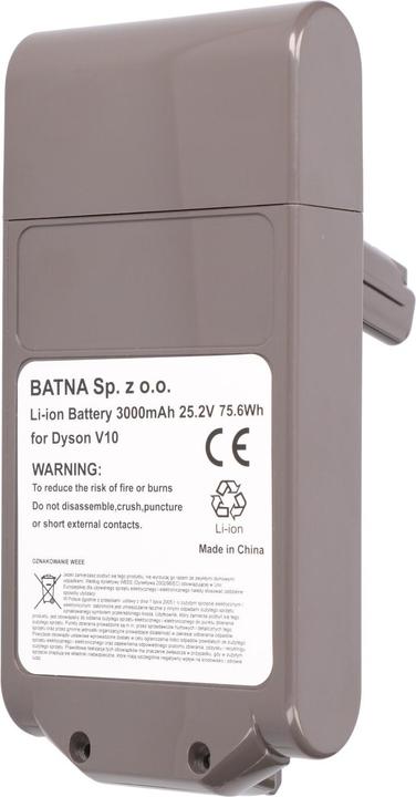 Immagine prodotto Extralink Batteria ricaricabile per Dyson hoover V10 25.2V 3000mAh