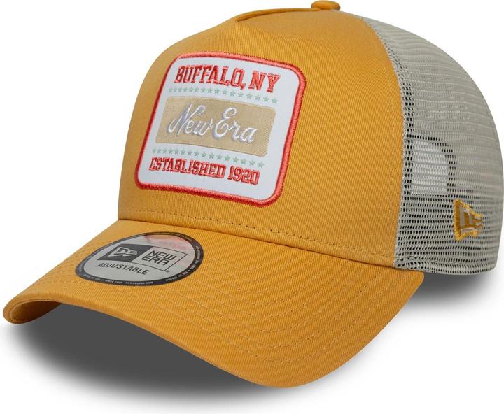 Produktbild New Era A-Frame Trucker Cap - Brand Patch Gold (One Size)