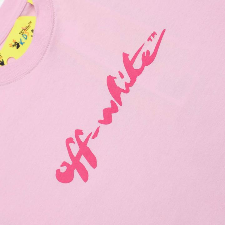 Actual product image Off Childrens/Kids Script T-Shirt (140)