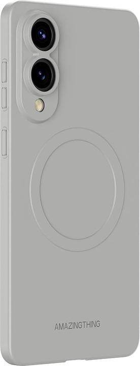 Produktbild Amazingthing Minimal Air Case mit Magnetring für Samsung Galaxy S25 Edge - Grau (Samsung Galaxy S25 Edge)