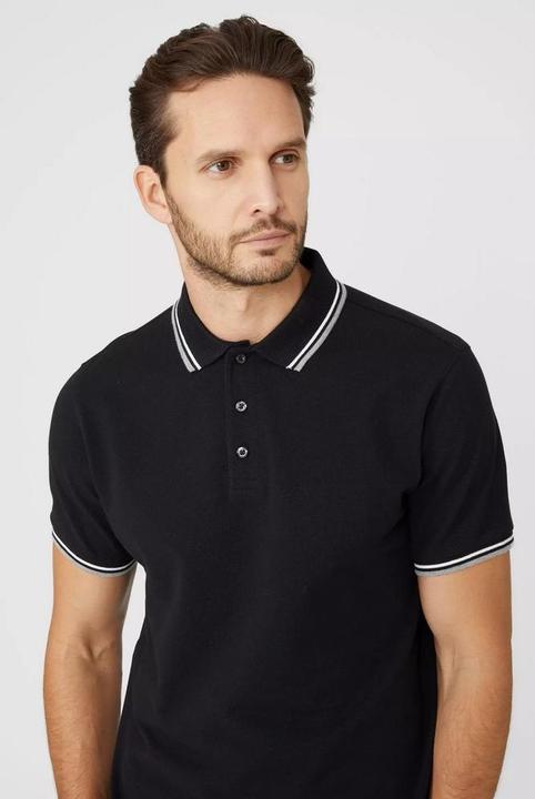 Immagine prodotto Universal Textiles Polo con strisce colorate a contrasto (M)