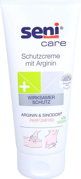 Seni Care Hautschutzcreme mit Arginin vegan parfümfrei (200 ml, Creme)