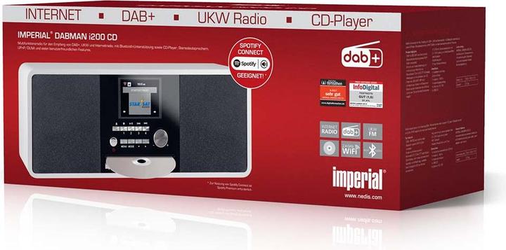 Produktbild Imperial Dabman i200 CD (Internetradio, DAB+, UKW, FM, WLAN)