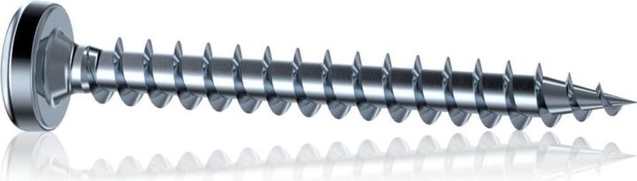 Produktbild Reisser Spanplattenschrauben PAN-HEAD verzinkt 5,0 x 45 PZ, Packung 200 Stück (200 Schrauben pro Stück)