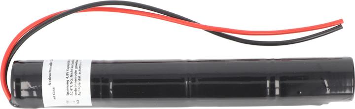 Produktbild XCell Notleuchtenakku NiCd 4,8V 1800mAh L1x4 Sub-C mit 200mm Kabel einseitig passend für 4,8 V Akku (1 Stk., 1800 mAh, Ladegerät inkl. Akku)