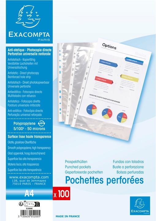 Actual product image Exacompta Brochure pockets (A4, 1 x)