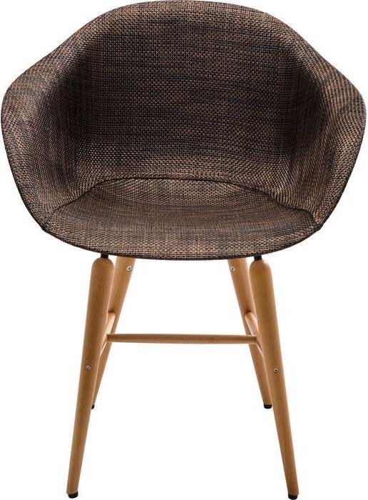 Produktbild Kare Design Stuhl mit Armlehne Forum Wood Brown