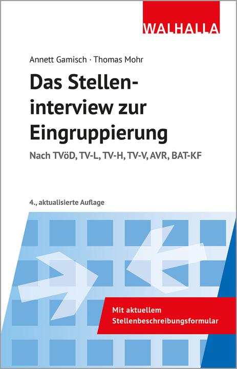 Produktbild Das Stelleninterview zur Eingruppierung (Deutsch, Thomas Mohr, Annett Gamisch, 2022)