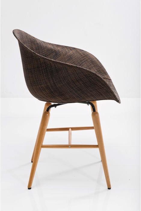 Produktbild Kare Design Stuhl mit Armlehne Forum Wood Brown