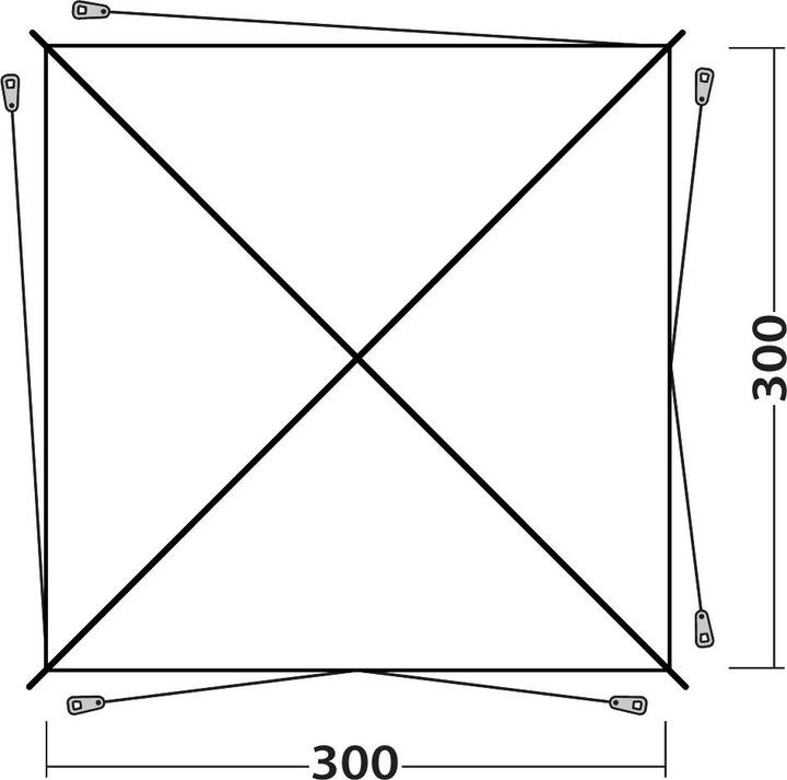 Produktbild Outwell Fastlane 300 Shelter (Vorzelt, 16.70 kg)