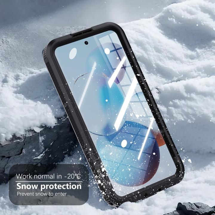 Actual product image Redpepper Samsung Galaxy S25 - IP68 Mars Series Wasserdichtes Outdoor Case mit MagSafe, schwarz (Samsung Galaxy S25)