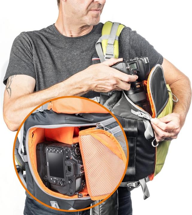 Produktbild mantona Kamerarucksack elementsPro 30 V2 grün (Fotorucksack)