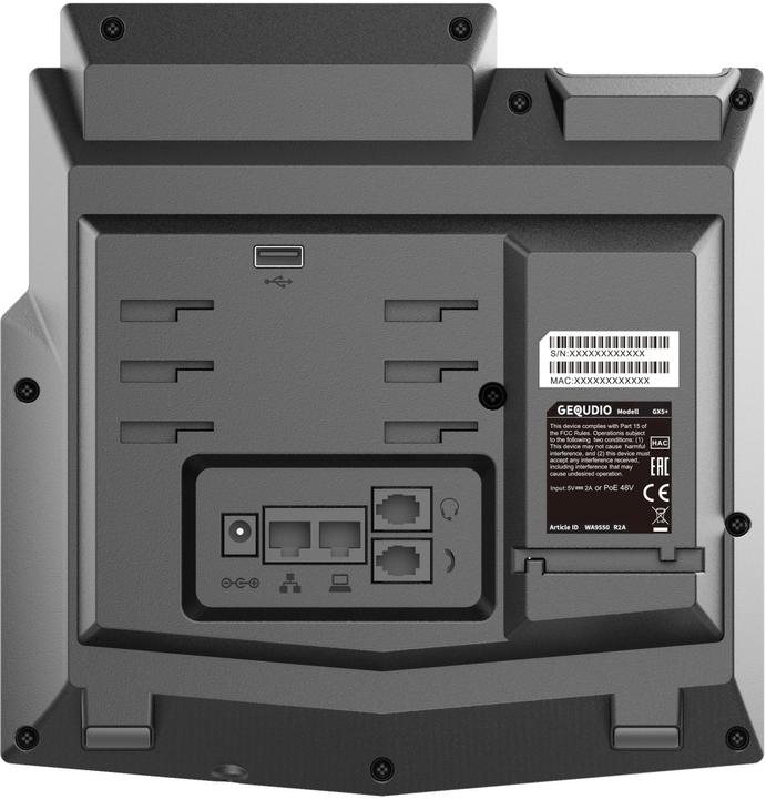 Produktbild Gequdio GX5+ IP-Telefon Set mit Netzteil