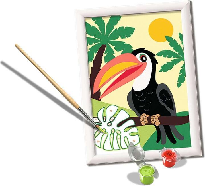 Produktbild Ravensburger Malen nach Zahlen - Tukan im Dschungel