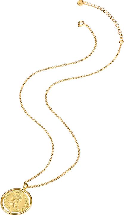 Immagine prodotto Glanzstücke München Catena da donna in argento giallo 45,0 cm + 5,0 cm di estensione - 11176 (Argento, 45 - 50 cm)