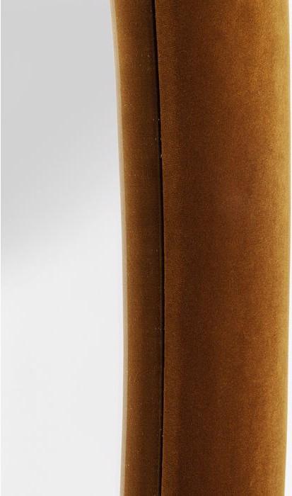 Immagine prodotto Kare Design Specchio in velluto marrone ovale 150x90cm (90 x 150 cm)