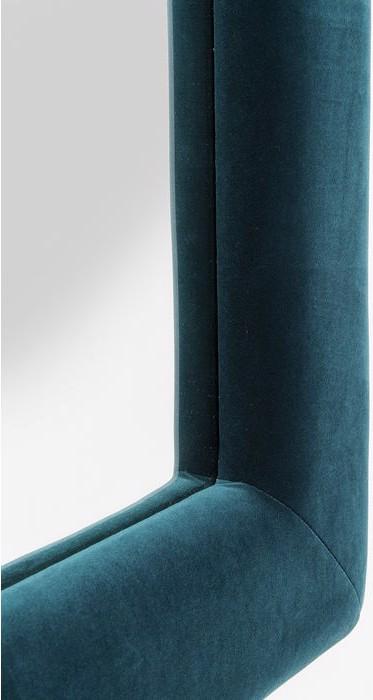 Produktbild Kare Design Spiegel Velvet Petrol Square 100x100cm (100 x 100 cm)