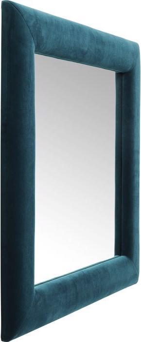 Produktbild Kare Design Spiegel Velvet Petrol Square 100x100cm (100 x 100 cm)
