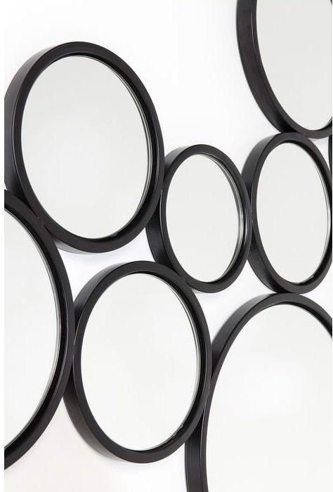 Produktbild Designlife Spiegel Bubbles Schwarz 93x138cm