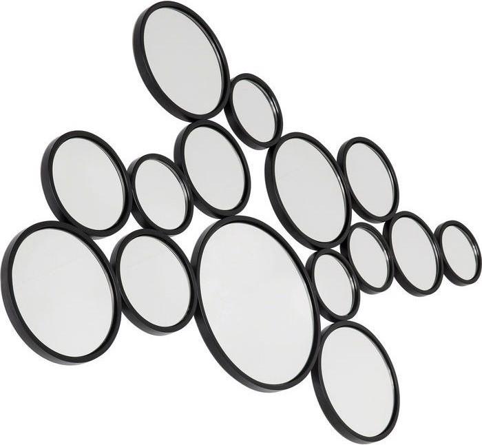 Produktbild Designlife Spiegel Bubbles Schwarz 93x138cm