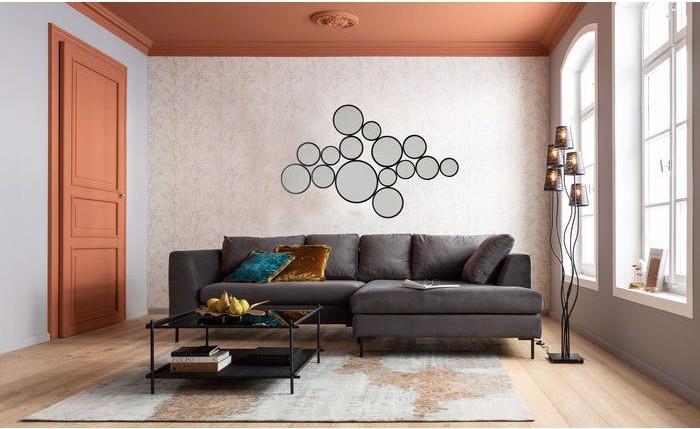 Produktbild Designlife Spiegel Bubbles Schwarz 93x138cm