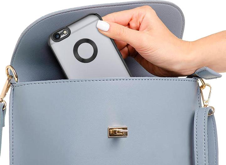 Actual product image Cadorabo TPU Chrome case with camera protection for Apple iPhone 6 / 6S (Apple iPhone 6)