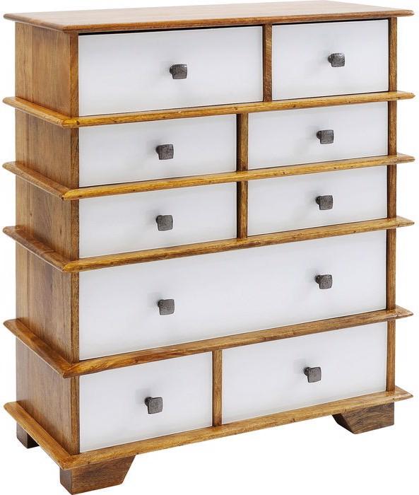 Actual product image Designlife Dresser Fuji White 9 Drw. (75 x 32 x 90 cm)