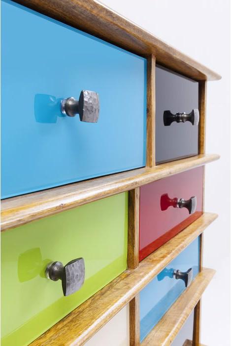Actual product image Designlife Dresser Fuji Colored 9 Drw. (75 x 32 x 90 cm)