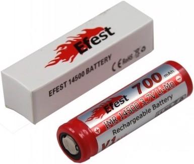 Actual product image Efest Akku IMR 14500 V1 - ungesicherter (1 pcs., 14500, 700 mAh)