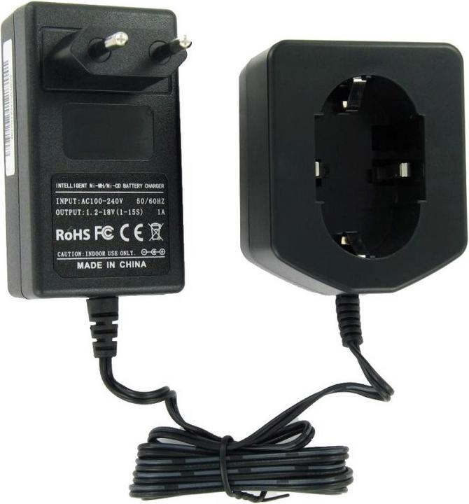 Produktbild AccuCell Ladegerät passend für Hitachi Werkzeugakku 4,8 bis 18 Volt NiCd/NiMH