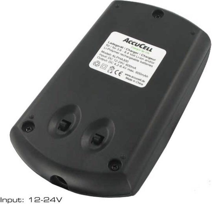 Produktbild AccuCell Schnell-Ladegerät passend für Sony NP-FV30 Akku (Kamera Akku Ladegerät)