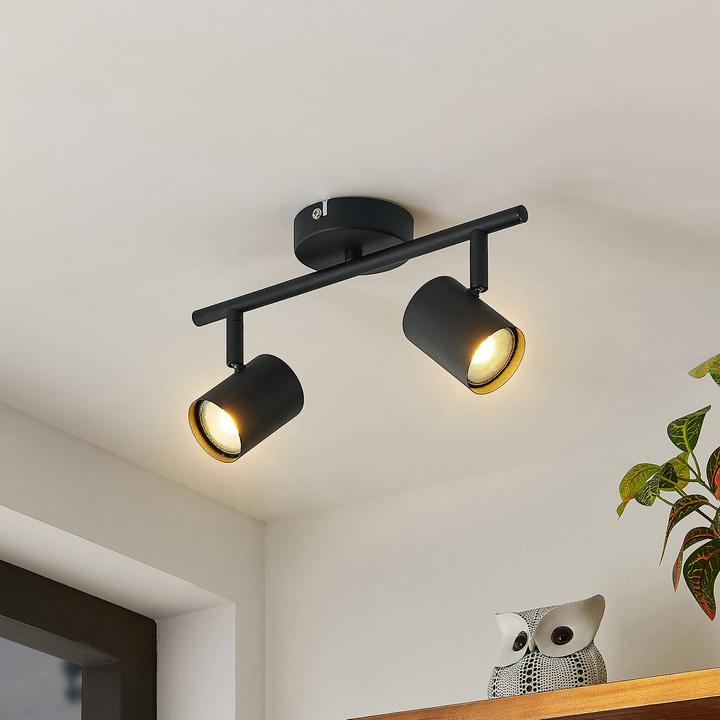 Produktbild Elc Binola LED-Strahler in Schwarz, zweiflammig (690 lm, GU10)