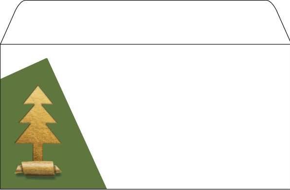 Produktbild Sigel W'Umschlag Cut-out Style Gold (220 x 110 mm, 25 x)