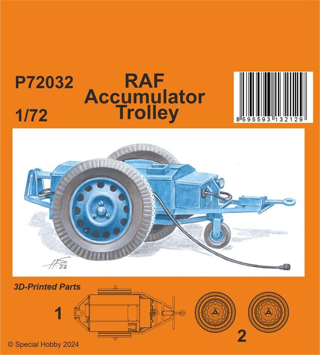 Actual product image CMK RAF Accumulator Trolley