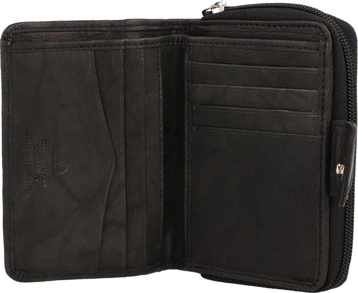 Produktbild Greenburry Basic Geldbörse RFID Leder 9 cm
