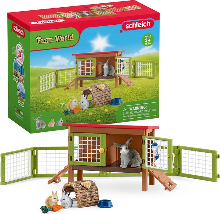 Productafbeelding Schleich Konijnenhok