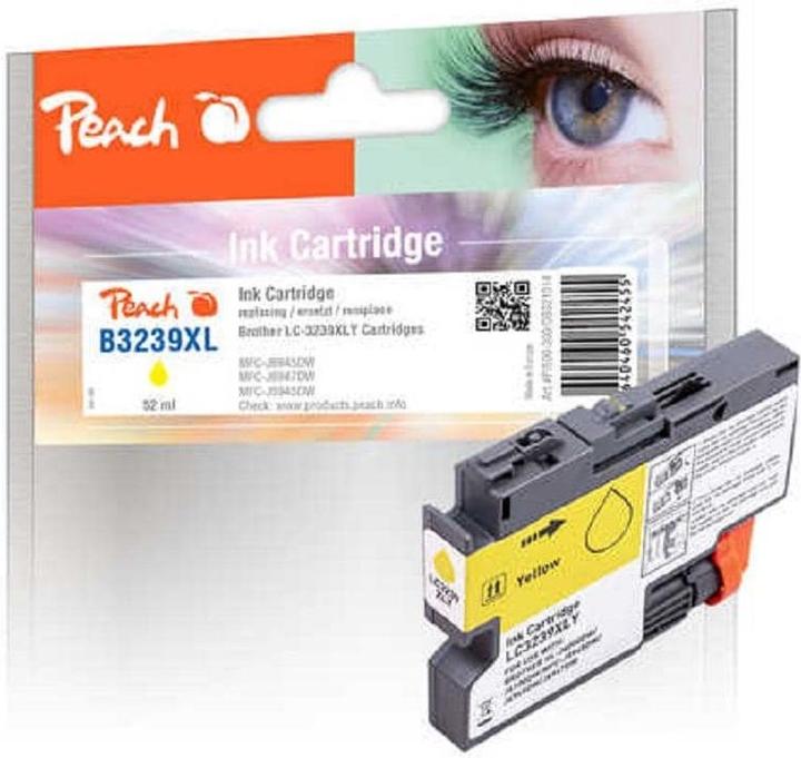 Produktbild Peach Tinte Brother LC-3239XL Yellow (Y)