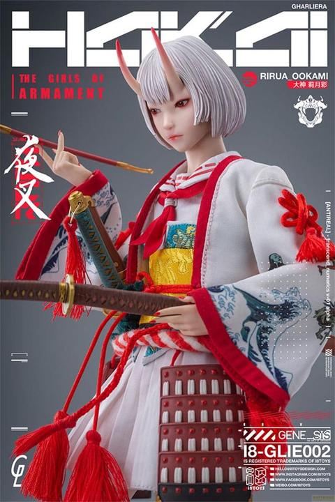 Actual product image i8 Toys Original Character i8Toys x Gharliera Action Figure 1/6 The Girls of Armament Rirua Ookami 28 cm