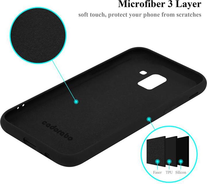 Actual product image Cadorabo TPU Liquid Silicone Case Cover (Samsung Galaxy J6 (2018))