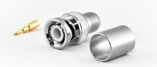 Produktbild Varia BNC-Stecker für HDF400 Kabel, Crimp Version