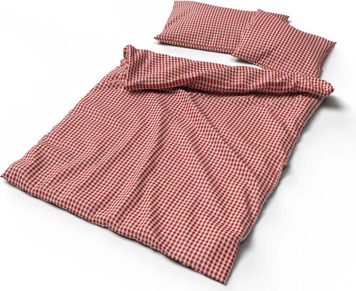 Lotus Bettwaren Lotus Bettwäsche Renforcé Kölsch rot (Bettwäsche Set, 135 x 170 cm)