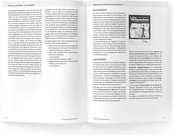 Produktbild Das Versprechen - Friedrich Dürrenmatt (Deutsch, Elinor Matt, 2012)
